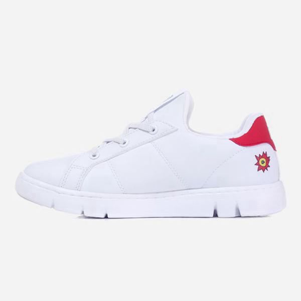 Fila Court Flex Kd X Star Boy's Lifestyle Shoes - White/Red,NZ 519-52679